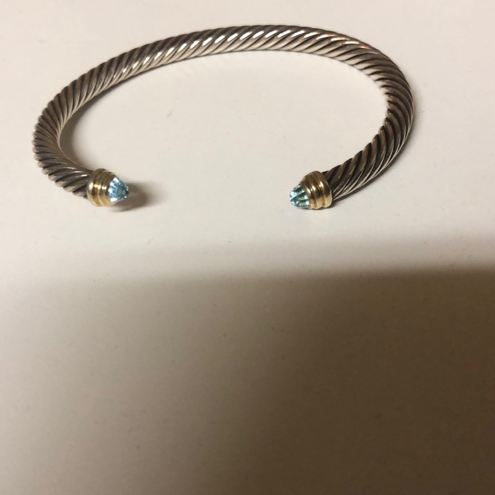 David Yurman Cable Classics Blue Topaz Bracelet